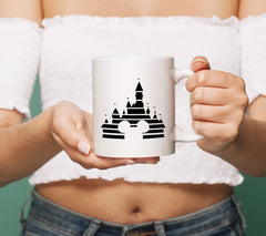 Disney Svg Mickey And Castle2 SVG