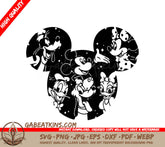 Mickey Mouse And His Friends SVG - Disney Characters SVG SVG