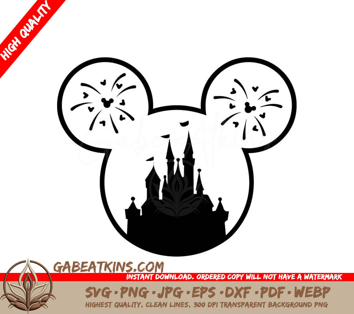 Mickey Mouse Ears With A Castle In The Background SVG - Disney SVG Dis – Gabe Atkins Designs mickey-mouse-ears-with-a-castle-in-the-background-svg-disney-svg-dis-gabe-atkins-designs