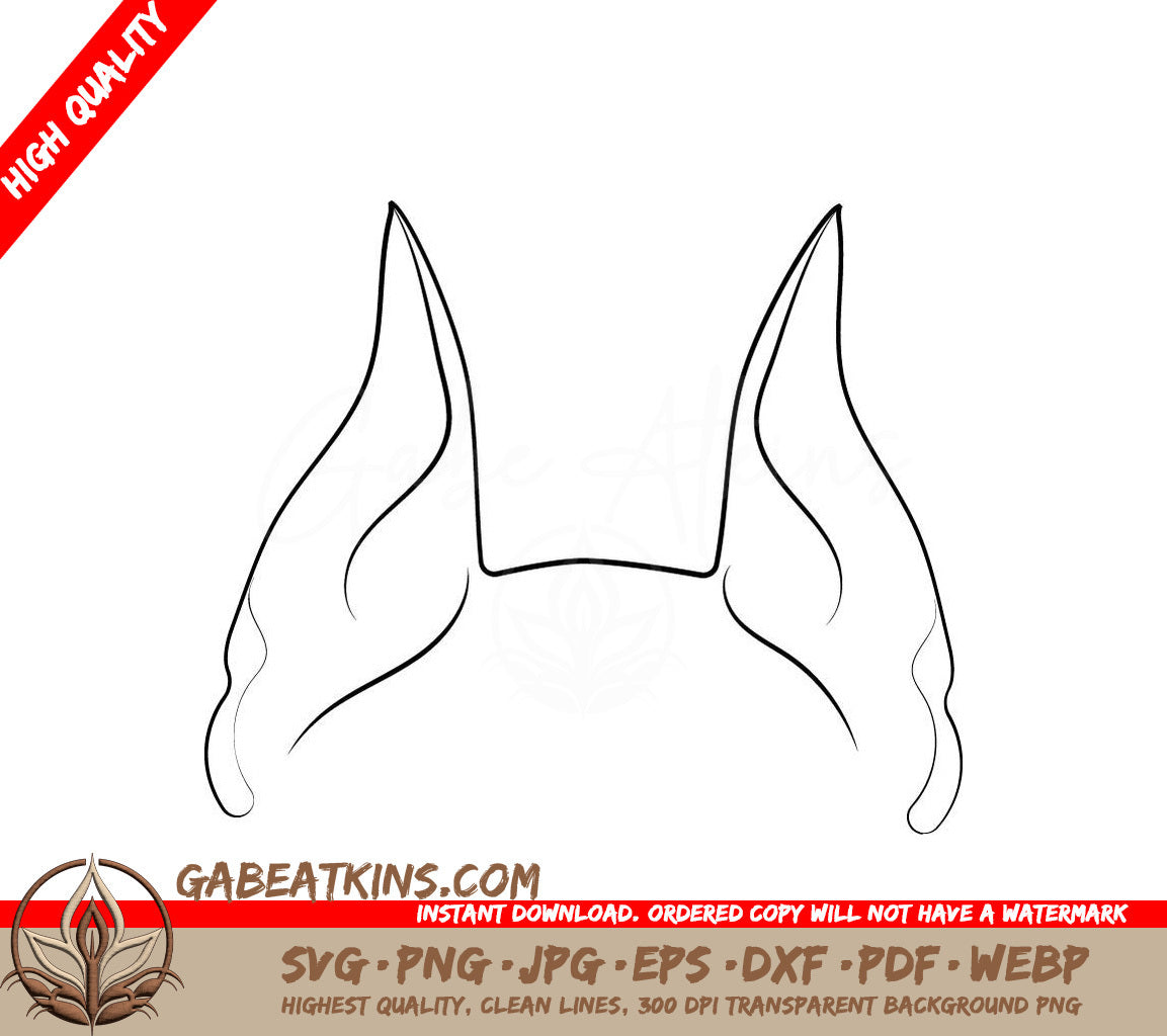 Rabbit Ears SVG - Doberman SVG Bundle SVG