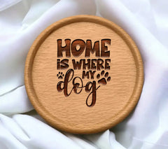 Home Is Where My Dog Is SVG Design SVG