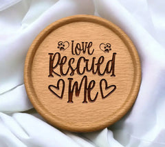 Love Rescued Me Dog SVG SVG