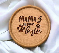 Mamas Bestie Dog SVG - Perfect for Mom and Dog Lovers SVG