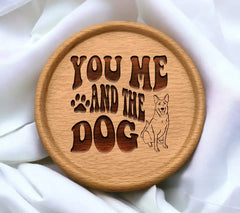 You, Me, and the Dog  SVG Poster SVG