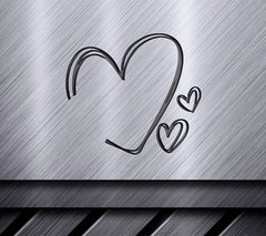 Heart & Hearts Doodle SVG Bundle - , Text & More SVG