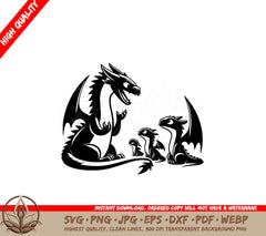 Dragon Family Meetup Digital File Collection SVG