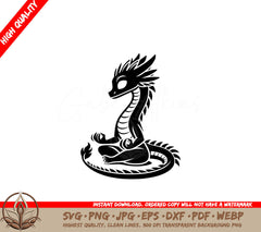 Dragon Zen SVG Digital Product File Formats