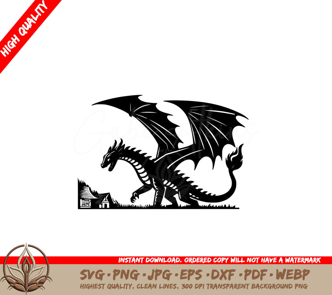 Dragons Cottage Exploration SVG