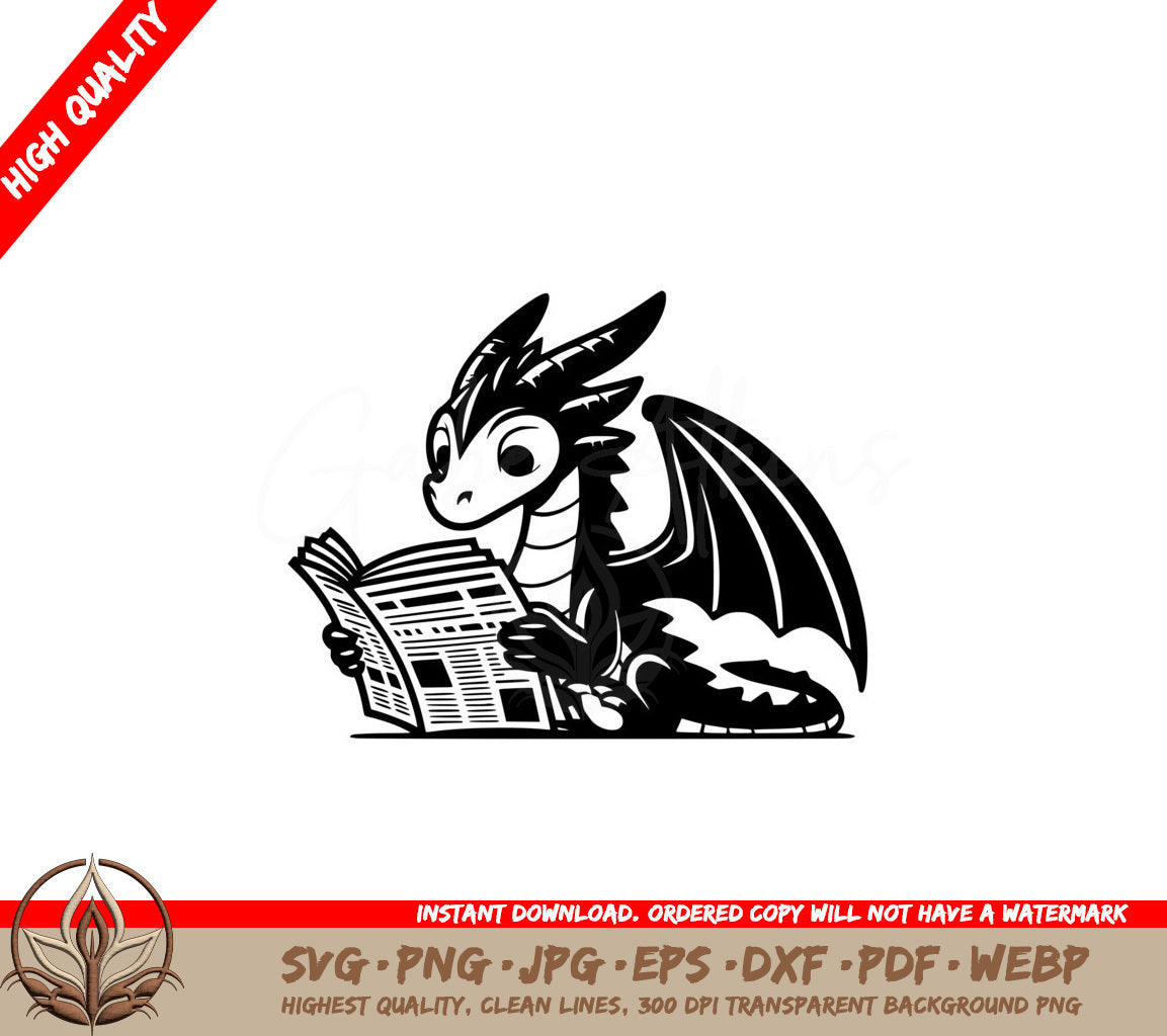 Dragons Daily News SVG | Digital file in various formats