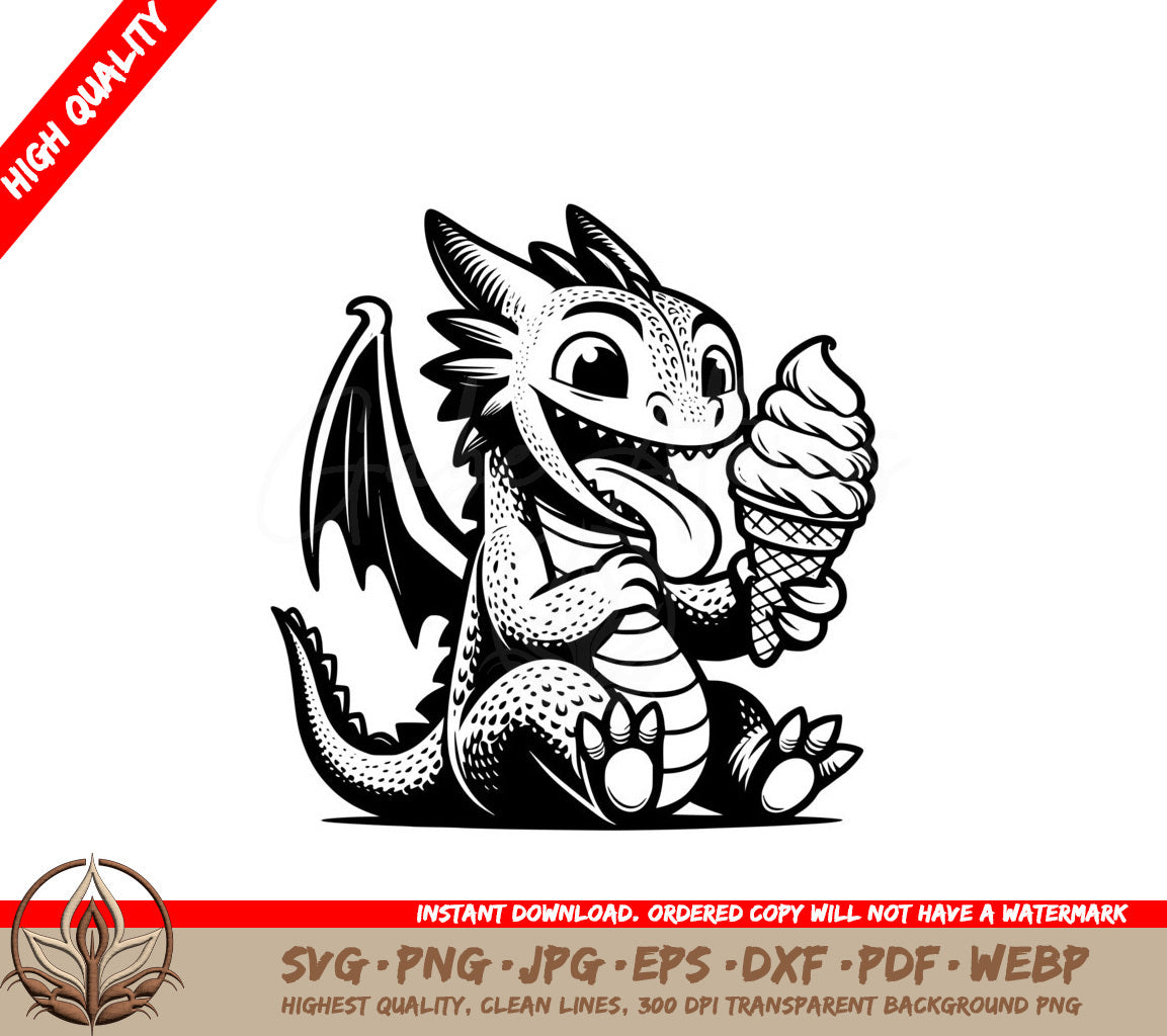 Dragons Ice Cream Delight SVG