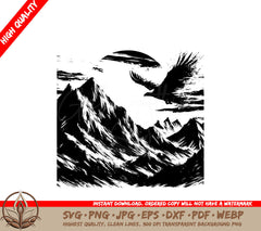 Eagles Alpine Ascent SVG Files