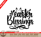 Easter Blessings SVG Design SVG
