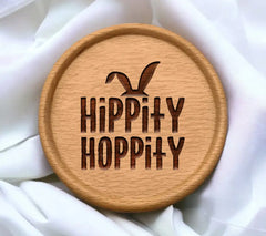 Hippity Hoppity Easter SVG Logo SVG