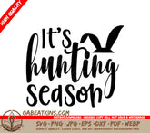 Its Hunting Season SVG for Easter Designs SVG