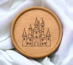 Castle with Flag SVG - Echoes of Infinity SVG