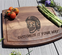 Edgy Skull Helmet Logo SVG - Drawing SVG