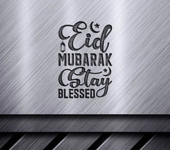 Eid Mubarak Stay Blessed - SVG Illustration SVG