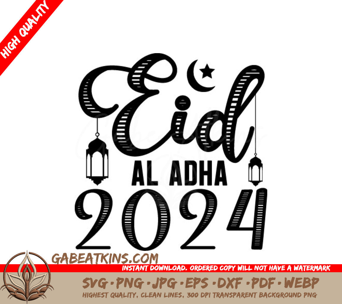 Eid Al Adha 2024 SVG - Sign Design SVG