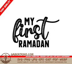My First Ramadan SVG - Logo SVG