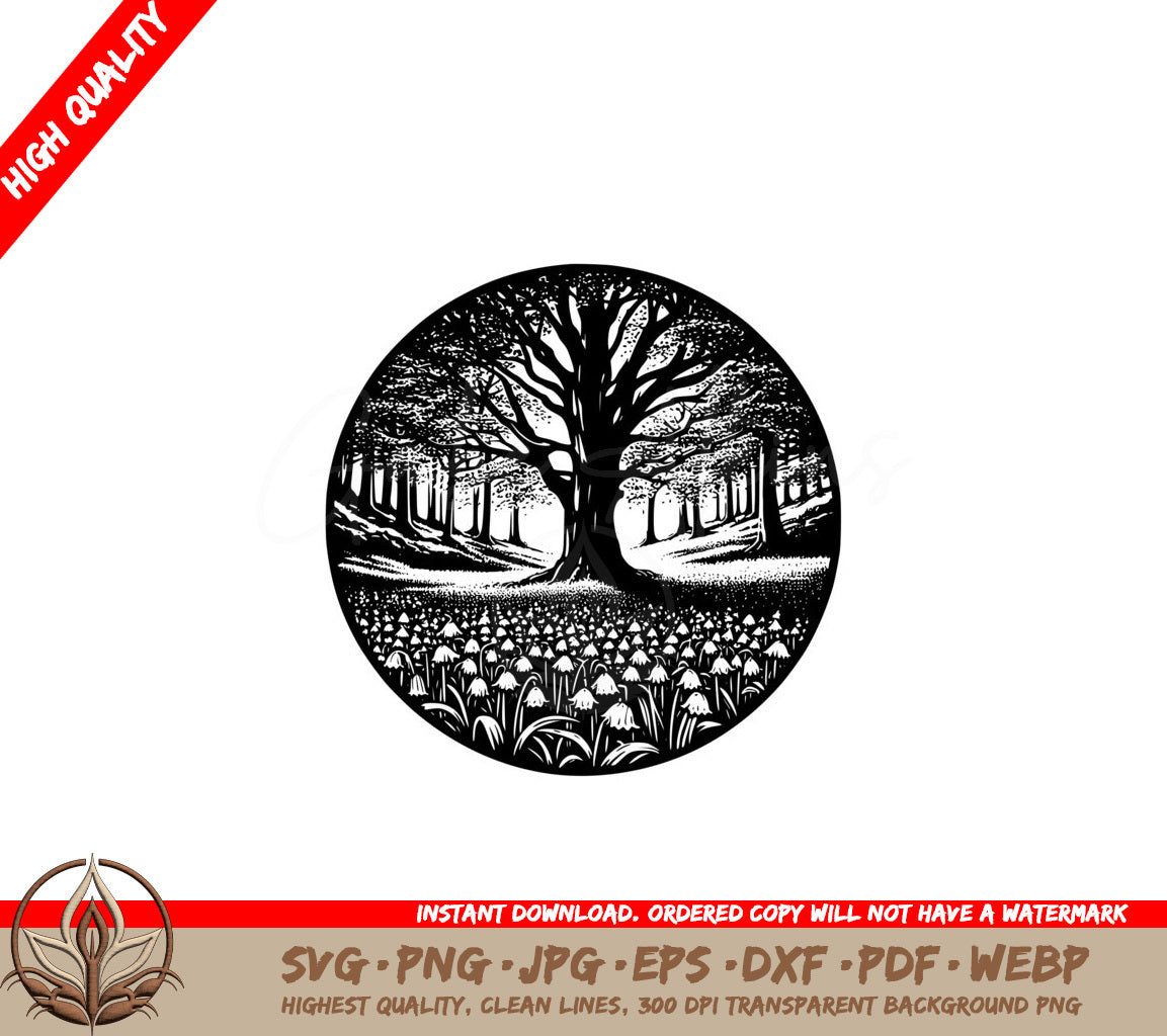 Enchanted Forest Garden SVG