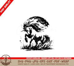 Enchanted Unicorn SVG Digital Product
