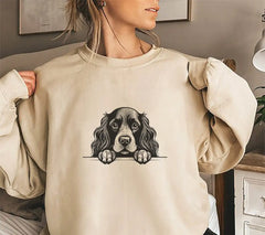 Cocker Spaniel SVG - English Cocker Spaniel Paws Up SVG