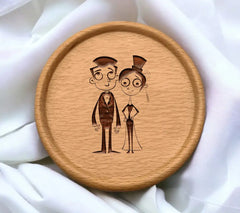 Bride & Groom Cartoon SVG - Eternal Bond Escapades SVG