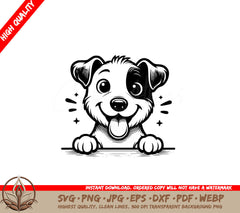 Excited Jack Russell Terrier SVG - Digital Product in Various Formats