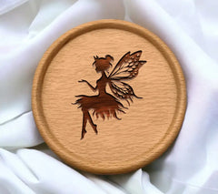 Fairy Silhouette SVG - Magical Wings Design SVG