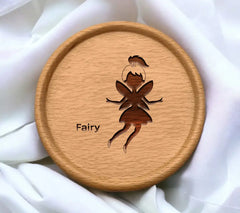 Fairy Silhouette SVG - Flower Crown & Wings SVG