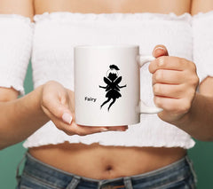 Fairy Silhouette SVG - Flower Crown & Wings SVG