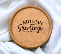 Autumn Greetings SVG - Fall Greeting Design SVG