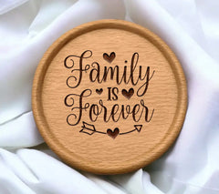 Family Is Forever SVG with Hearts & Arrow SVG