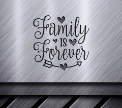Family Is Forever SVG with Hearts & Arrow SVG