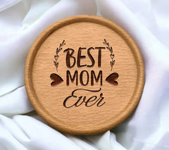 Best Mom Ever SVG - Poster Design SVG