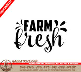 Farm Fresh  SVG Sign - Farmhouse Decor SVG