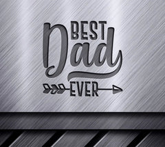Best Dad Ever Arrow Logo SVG - Fathers Day Design SVG