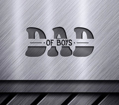 Dad of Boys SVG Logo - Fathers Day Graphic SVG
