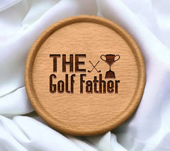 Golf Father SVG Design - Trophy & Club - Fathers Day Design SVG