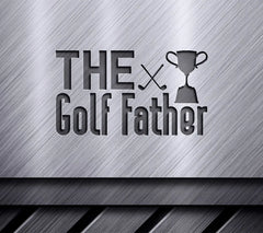 Golf Father SVG Design - Trophy & Club - Fathers Day Design SVG