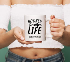 Fish Design SVG - Hooked for Life SVG