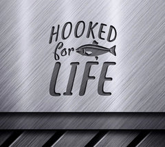 Fish Design SVG - Hooked for Life SVG