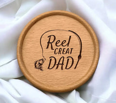 Reel Great Dad Fish Design SVG - SVG
