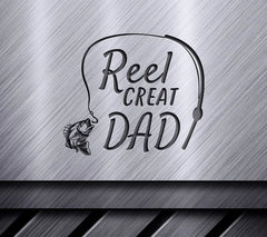 Reel Great Dad Fish Design SVG - SVG