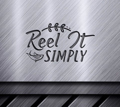 Reel It Simply Fish Design SVG SVG