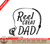 Reel Great Dad Fish Design SVG -  SVG