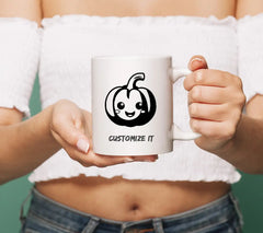 Smiling Pumpkin SVG - Halloween Clipart SVG