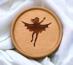 Flying Superhero Woman Silhouette SVG SVG