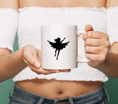 Flying Superhero Woman Silhouette SVG SVG