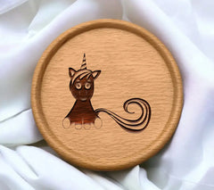 Unicorn & Butterfly Continuous Line Drawing SVG SVG